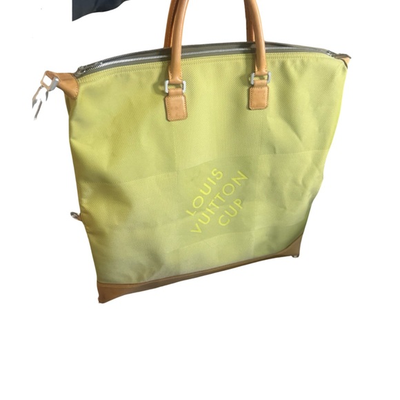 Louis Vuitton Lv America's Cup Yellow Canvas Convertible Tote (Pre-Owned) - Picture 15 of 17